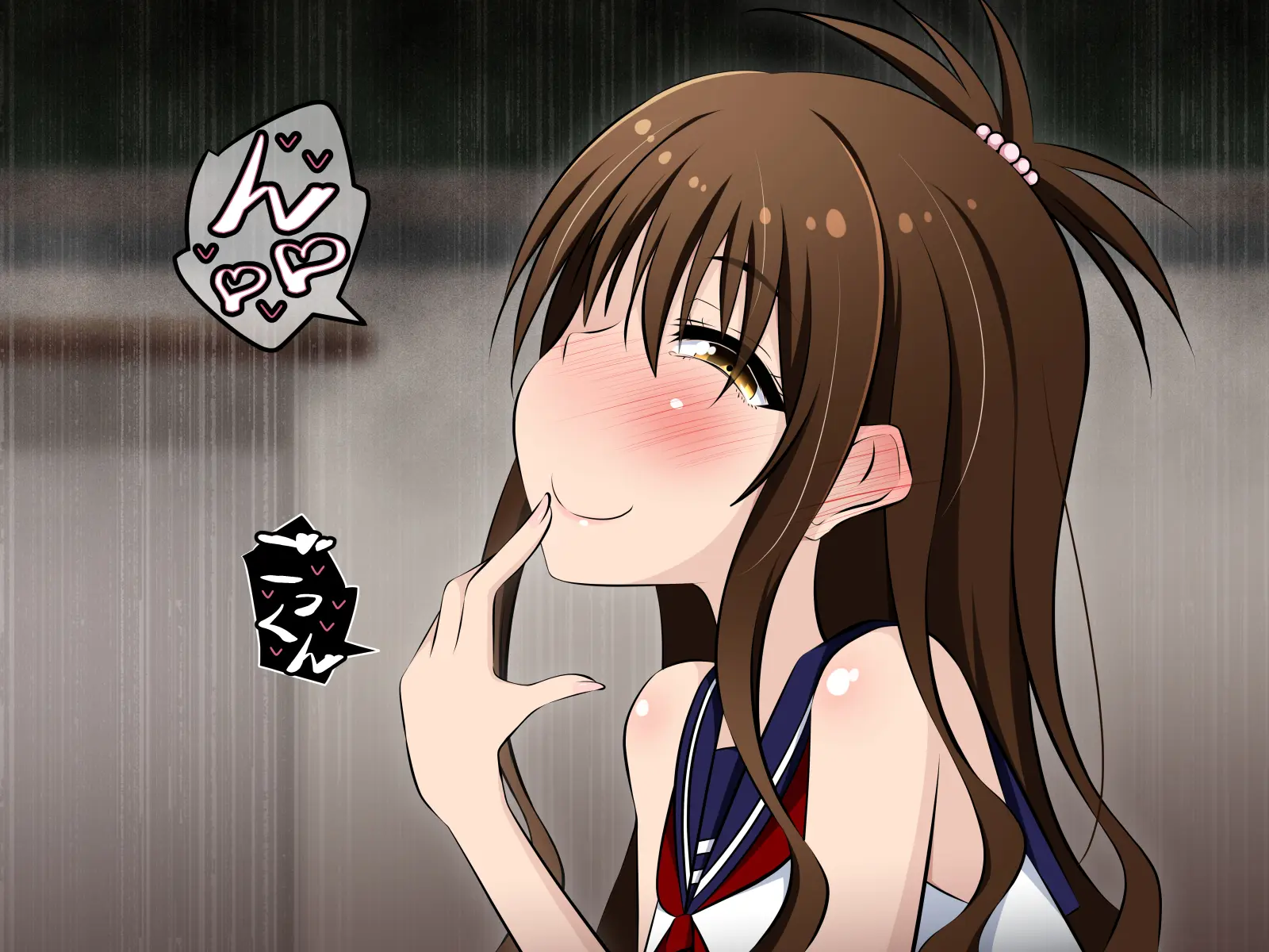 Mesugaki Hunt ~Sennou Sareta Mikan-Chan Ga Onii-Chan No Me No Mae De Otona Chinpo Ni Kowasareru Ohanashi~